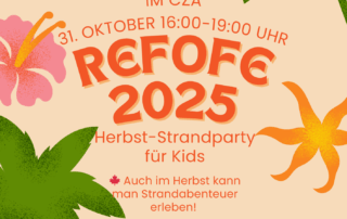 Flyer für das Reformationsfest für Kinder im CZA