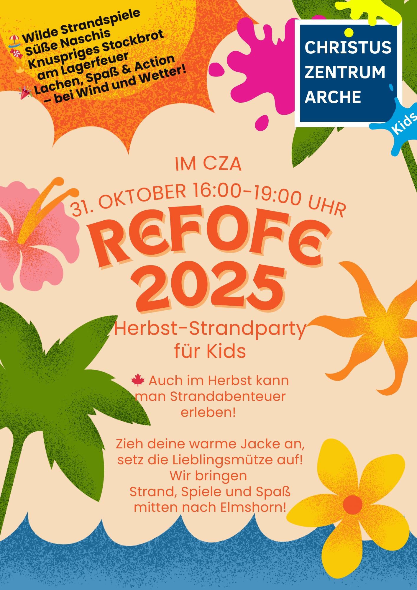 Refofe - Kinderfest 31.10.2025 16 - 19 Uhr